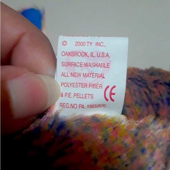 DONATED 6/30/2024 - Dinky - Beanie Baby Duck Plush - Picture 7 of 7